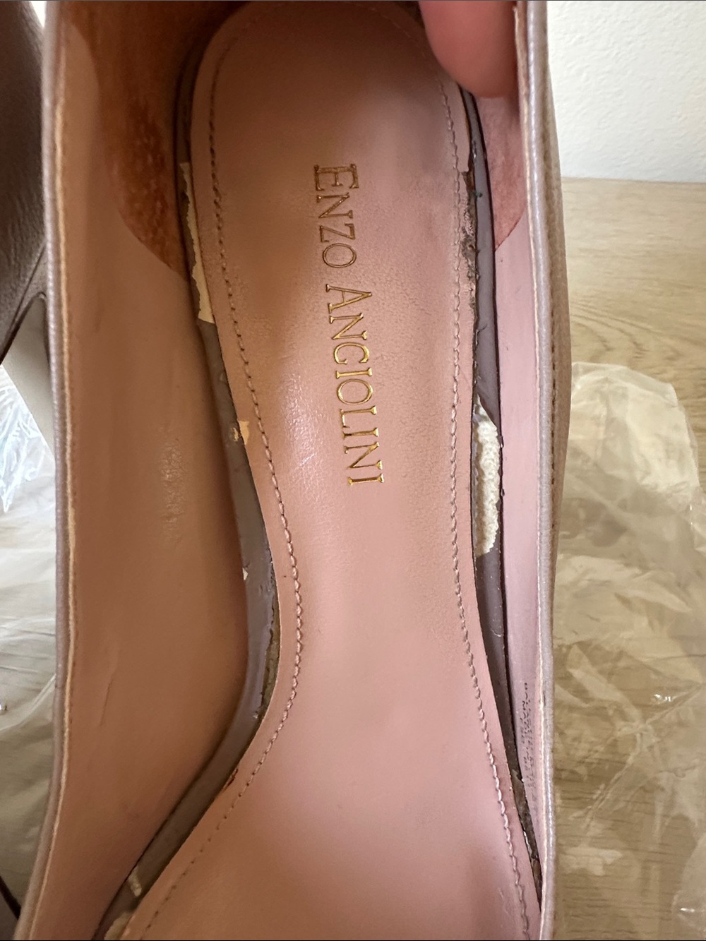 Enzo Angiolini Blush Peep-Toe Platform Pumps - Picture 4 of 10